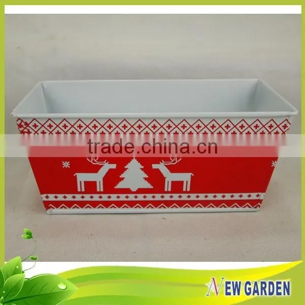 Antique Garden Popular Porcelain Metal Half Wall Flower Pots photo-4