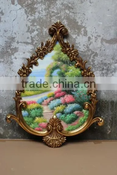 Old Factory Style Antique Gold Fancy Picture Frames photo-4