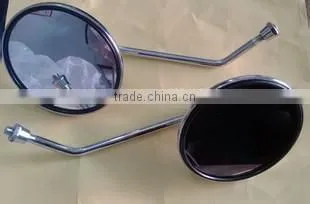 Motorcycle Parts Black Plastic Side Rearview Mirror With Plain Radiographs photo-3