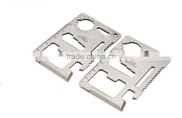 11 in 1 Mini Emergency Survival Multi Function Card Tool photo-5
