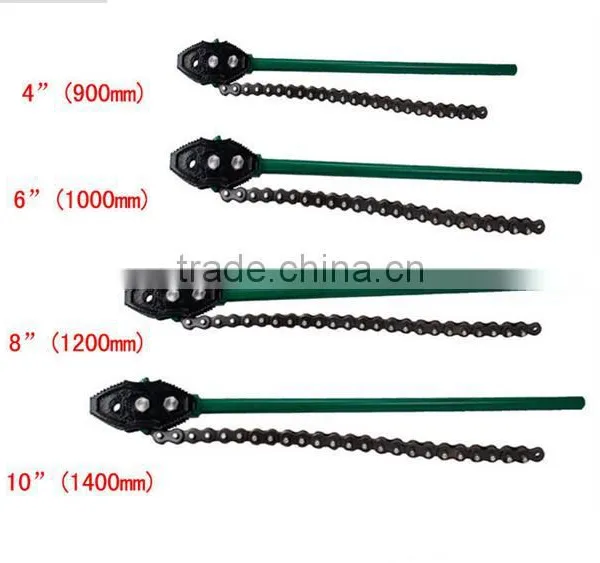 High Quality Alloy Stainless Steel Power Pipe Chain Wrench photo-5