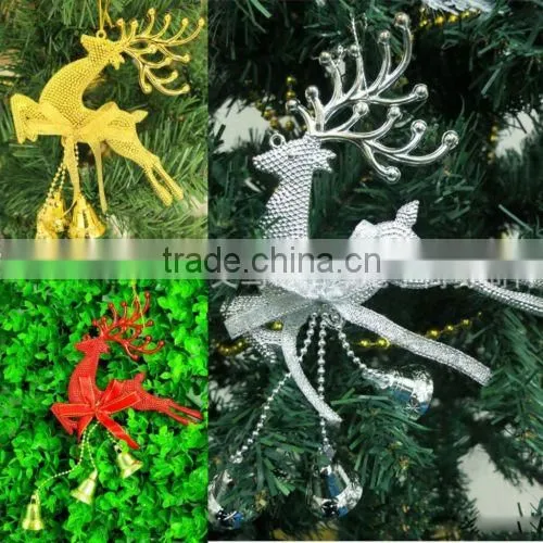Home Christmas Tree Ornament Deer Chital Hanging Xmas Baubles Party Decoration photo-5