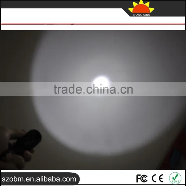 Wholesale OEM XP-E LED Portable Aerospace Aluminum Alloy Rechargeable Light LED Flashlight Torch photo-5