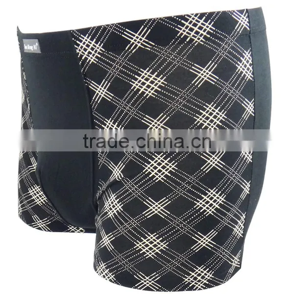 Pretty Printing Bamboo Fiber Men Boxers Soft Good Elasticity Strong Men Underwear Sexy Men's Boyshorts photo-5
