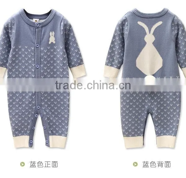 Latets Toddler Infant Baby One Piece Winter Knitted Playsuit Romper photo-4