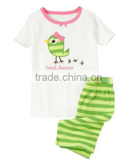 Tweet Dreams Shortie Two-Piece Girls Clothing Sets
