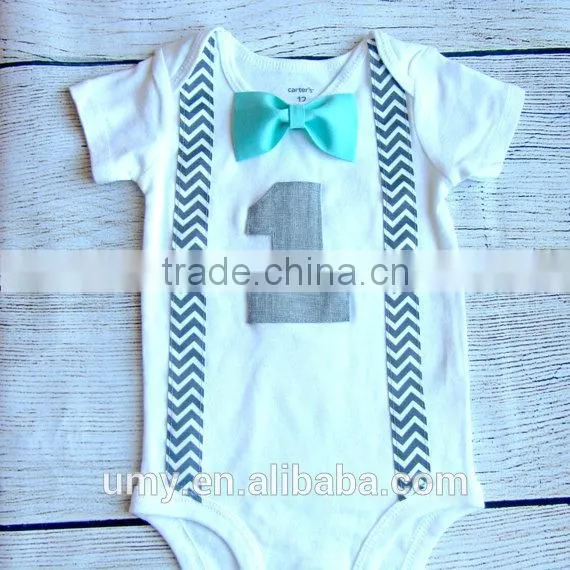 One Year Old Baby Boys First Birthday Outfit Baby Boy 1st Clothes Set photo-3