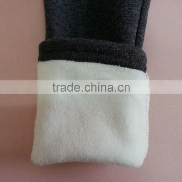 Children Girls Winter Leggings, Children Fashion Winter Pants Plain Pants, Elastic Waist Leggings photo-3