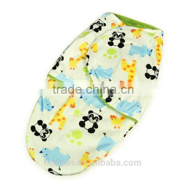 Custom Kids Embroidery Flannel Fleece Swaddle Baby Blanket photo-4