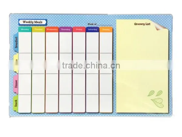 Children Magic Writing Board Cleanable Stick Free Weekly Planner Board With Marking Pen photo-3