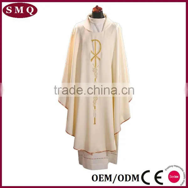 Church Vestment Customize Choir Robe White Wholsale Italy Robe photo-4