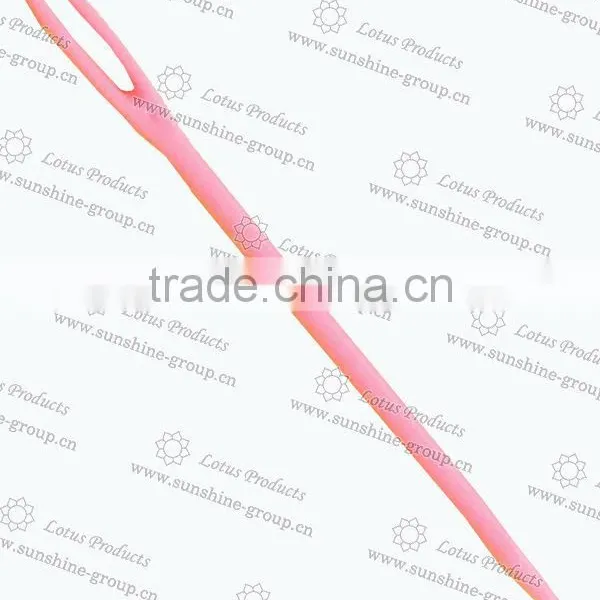Plastic Sweater Sewing Needles Safety Plastic Needle Colorful Hand Plastic Sewing Needles For Knitting photo-3