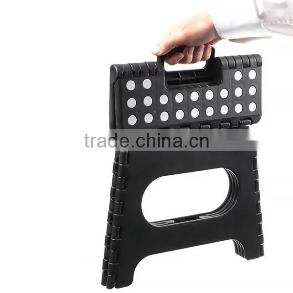 Portable Plastic Black Folding Step Stool photo-3