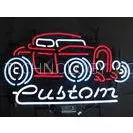 High Lead Glass Custom Neon Signs , Metal Frame Automotive Neon Signs