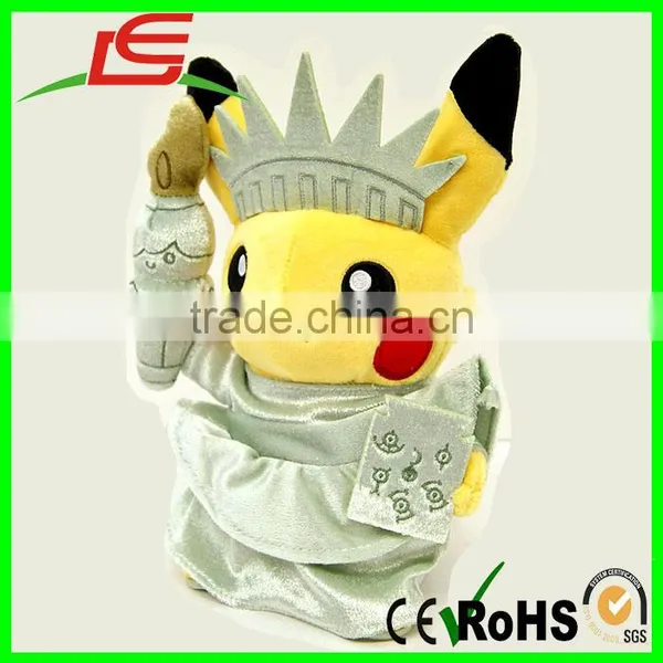 Plush Doll World Pikachu Pokemon America Like the Statue of Liberty photo-4
