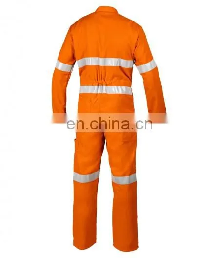 Customized Nomex Fireproof Safety Reflective Flying Coverall photo-2
