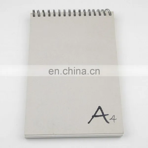 Peforated Wire Bound Grey Hard Cover A4 Sketch Pad Sketch Paper Pad photo-5