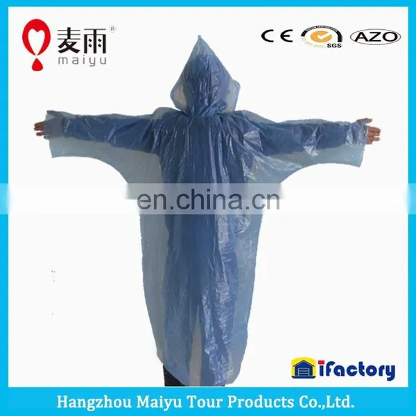 Maiyu PE One Time Use Raincoat for Promotional Gift photo-4
