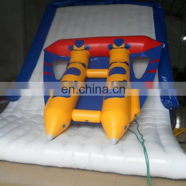 TOP Inflatables Fly Fish Infltable Towable Flying Fish Flying Carpet Amusement Park Rides
