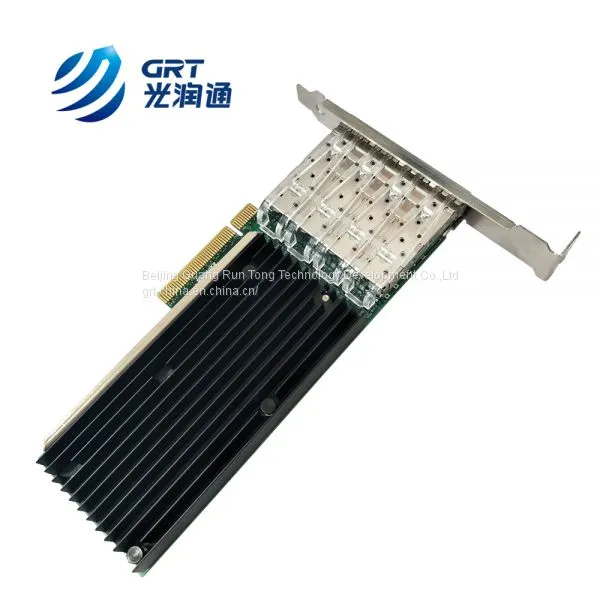 F1004E Intel XL710 4-port SFP+ Fibre Optic NIC SFP 10g Network Card photo-5