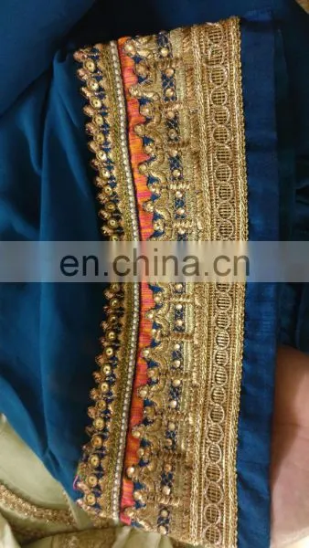 Women's Stylish Party Wear Heavy Resham Embroidery Salwar Kameez Semi Stitched Suits 2017 photo-4
