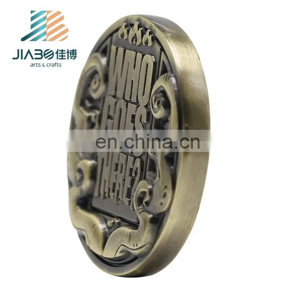Zinc Alloy Dia Casting American 3d High Relief Souvenir Metal Coin photo-2