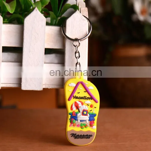 2016 Popular Bahamas Souvenir PVC Keyring/ Tropical Keychain/coconut Keychain photo-4