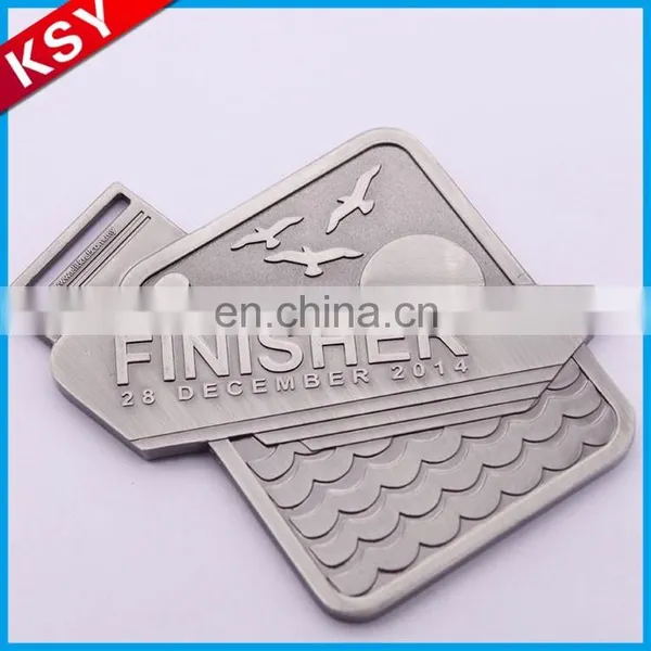 Golden China Supplier Best Price Design Souvenir Coin Rectangle Medal photo-5