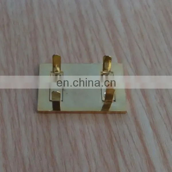 Custom Made Handbag Logo Plate With Pin photo-2