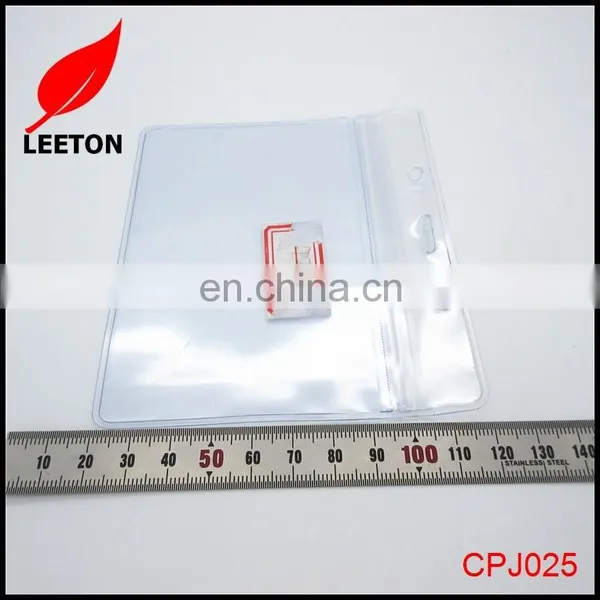 Factory Supply Good Quality Clear PVC Name Badge Holder photo-3