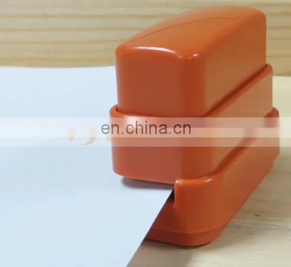Plastic ABS Environmental Office Mini Stapler No Needle photo-5