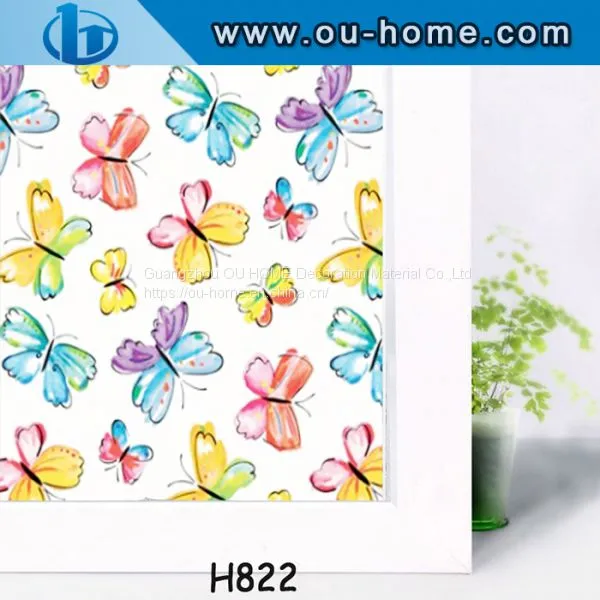 OUHOME Window Tinting Film PVC Glass Window Film Without Glue Static Film photo-4
