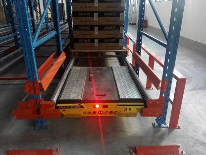Powder Coating Radio Shuttle Racking Shuttle Pallet