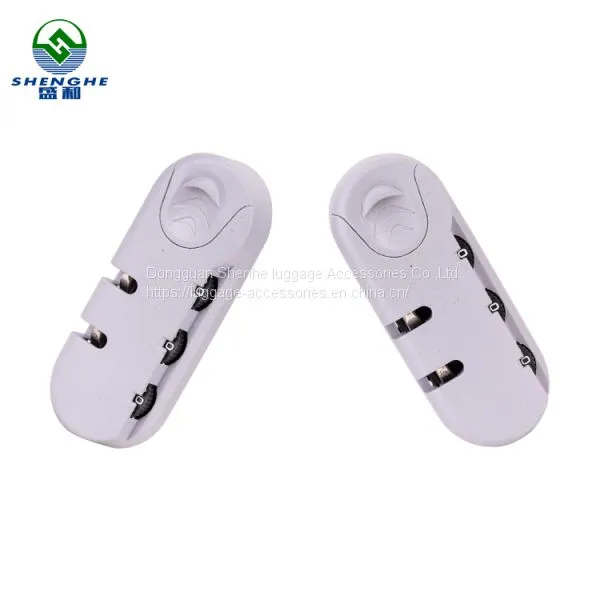 Guangzhou Professional Suitcase Parts Plastic Combination Luggage 3 Digit Digital Lock photo-3