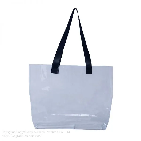 Custom PVC Tote Bag Pvc Handbag Solid Color Jelly Package Stitching Multi-color Hand Bag Bag One Generation
