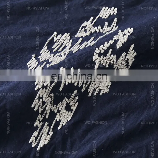 90gsm Microfiber Brushed Fabric Made Duvet Cover Set 3d Embroidery Bedding Set 3pcs Bed Sheet photo-6