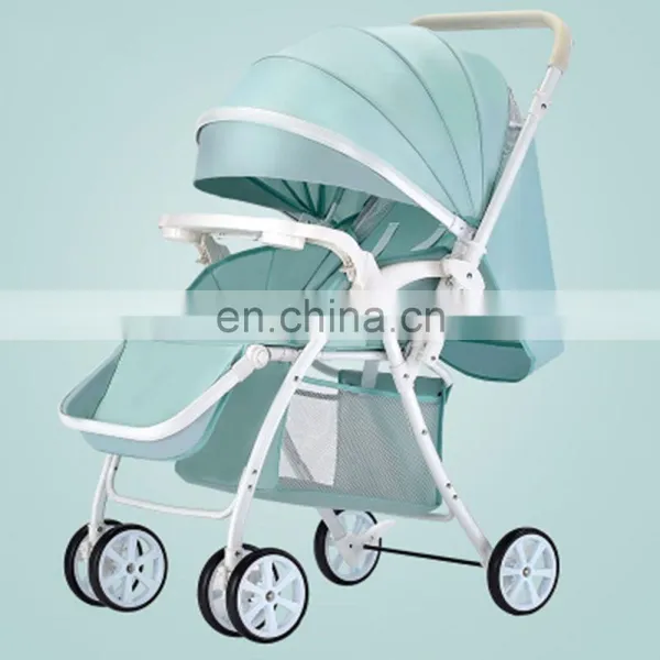 Cheap Baby Stroller Stainless Steel Frame Oxford Canopy Good Baby Pram photo-3