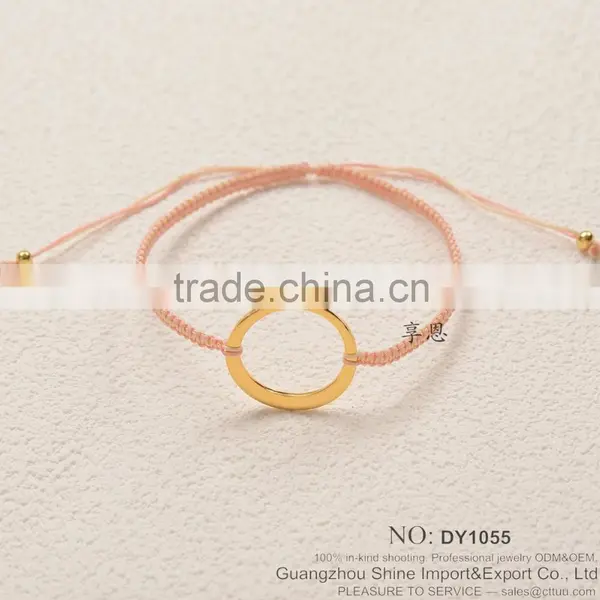 2015 New Fashion Bangle Cotton Paraffined Rope Woven Bracelet photo-3