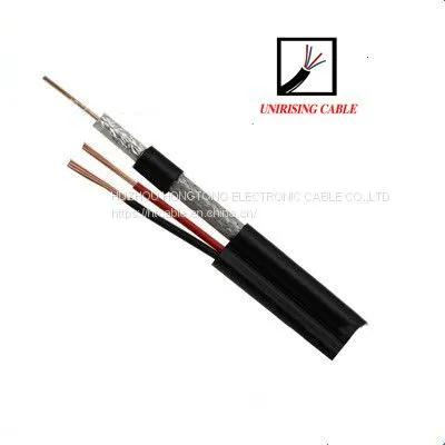 Cable coaxial de alimentación RG59 de 75 ohmios profesional siamés photo-2