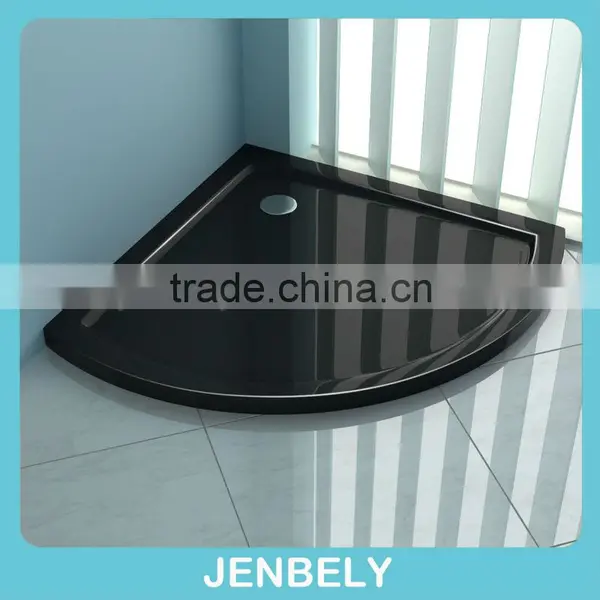 Black 50mm Corner Acrylic/ABS Shower Tray photo-5