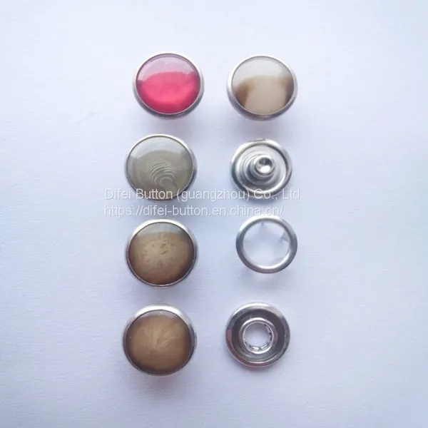 Pearl Prong Ring Snap Button photo-4