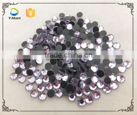2mm-8mm Top Quality Deep Purple Iron on Rhinestone photo-5
