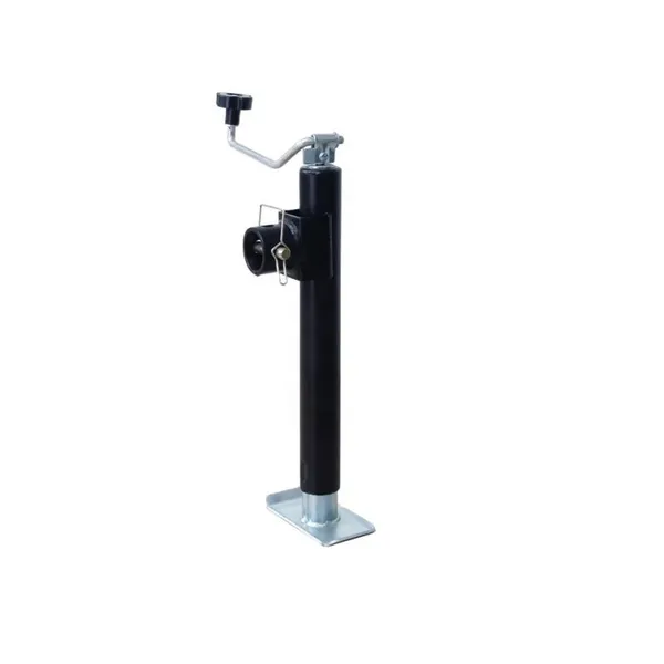 TOWKING Round Pipe Mount Swivel Trailer Jack , 2000 Pound Trailer Jack Top Wind