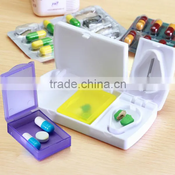 Plastic Gift Pill Cutter Box and Case With Blade photo-3