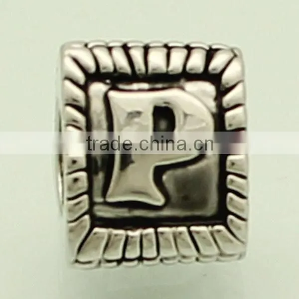 Beautiful Memory Stainless Steel Metal Letter Beads photo-2