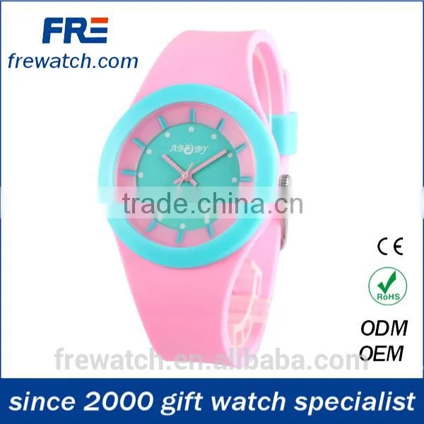 Hot Sales 2015 Fashion Silicone Watch With Japan Movement Water Resisting photo-2