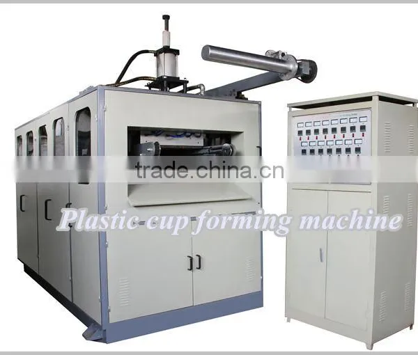 Full-automatic Plastic Cup Producing Machine and Plastic Lid Forming Machine photo-2