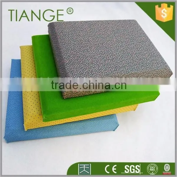 Decorative Fabric Wall Panels Soundproof Fiberglass Ceiling Manufacture photo-3