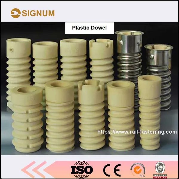 Rail Plastic Dowel for Screw Fasteners of Concrete Sleepers photo-5