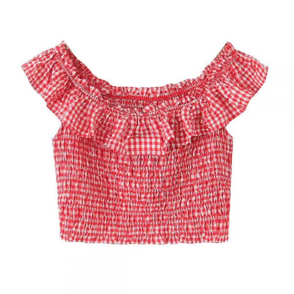 Summer New Women's Versatile Honeycomb Grid Elastic Collar Stacked Decoration